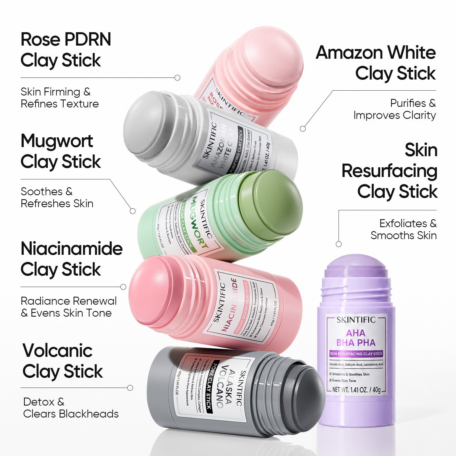 Alaska Volcano Pore Clay Stick