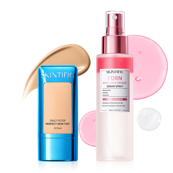 Daily Skin Tint & PDRN Serum Spray Glow Base Set