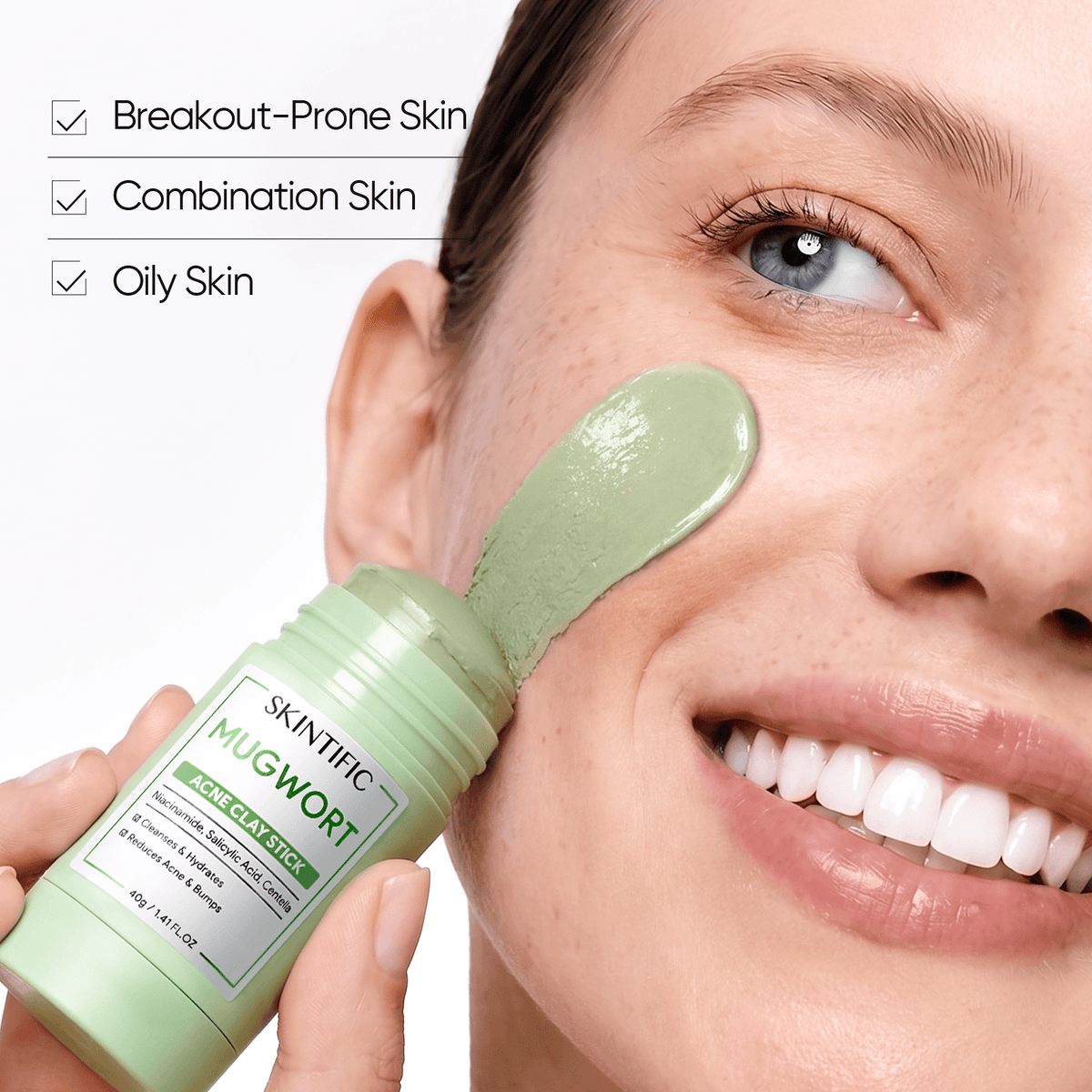 Blackhead Control & Acne Care Deep Cleansing Clay Stick Duo Set 2pcs