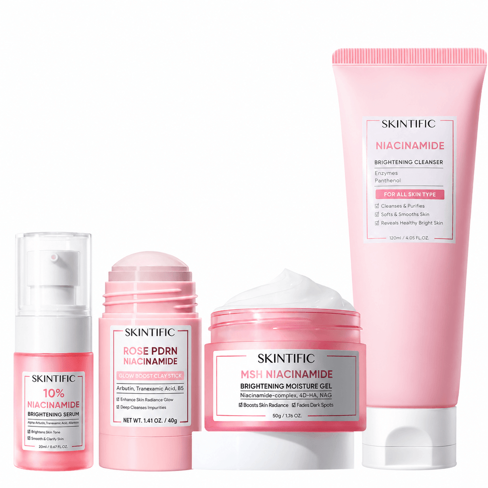 Set Iluminador MSH Niacinamide – 4 piezas