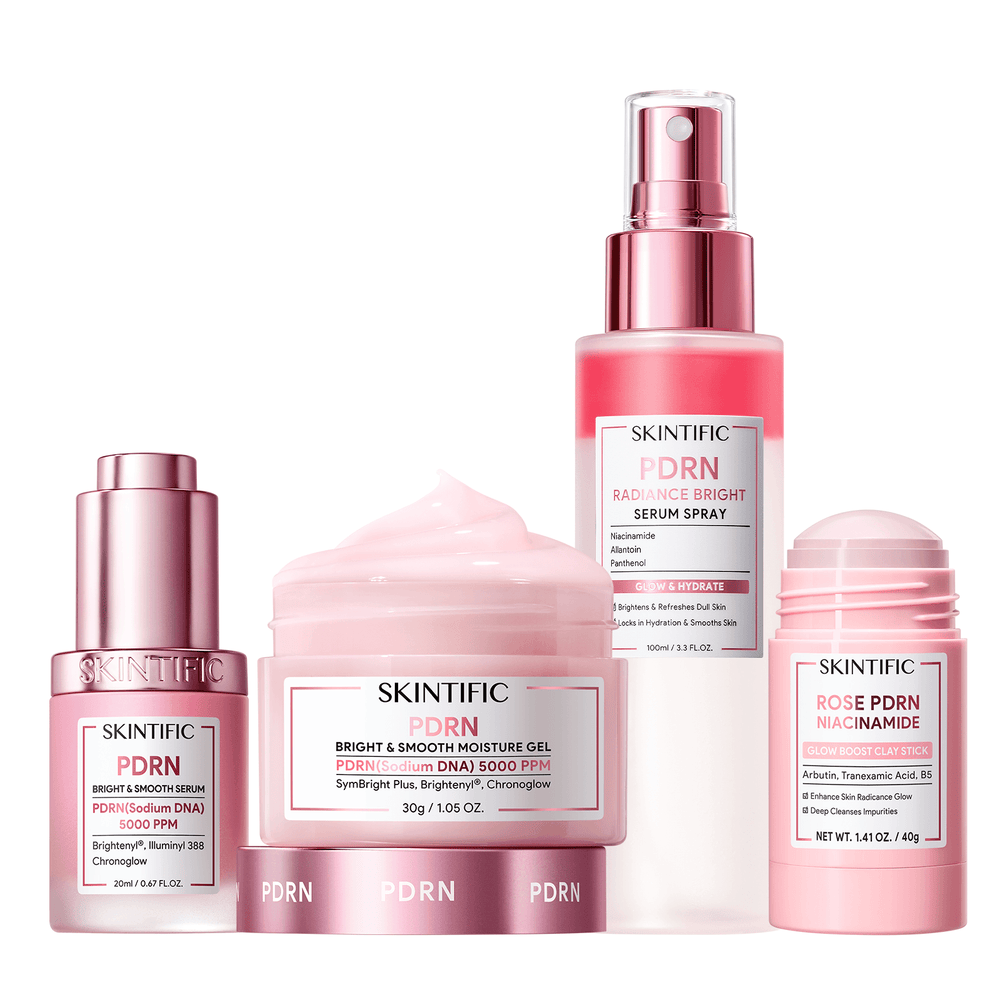 PDRN Brightening & Pore Care Routine Set (4PCS)