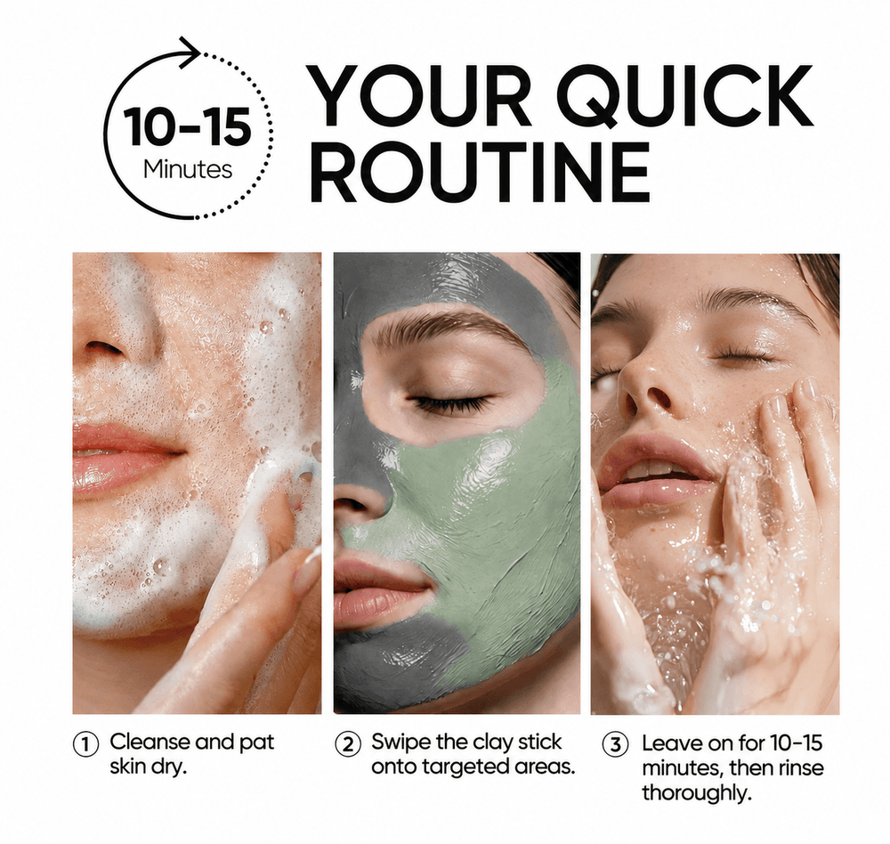 Pore ​​Perfect Clay Stick Mask Set 3-teilig