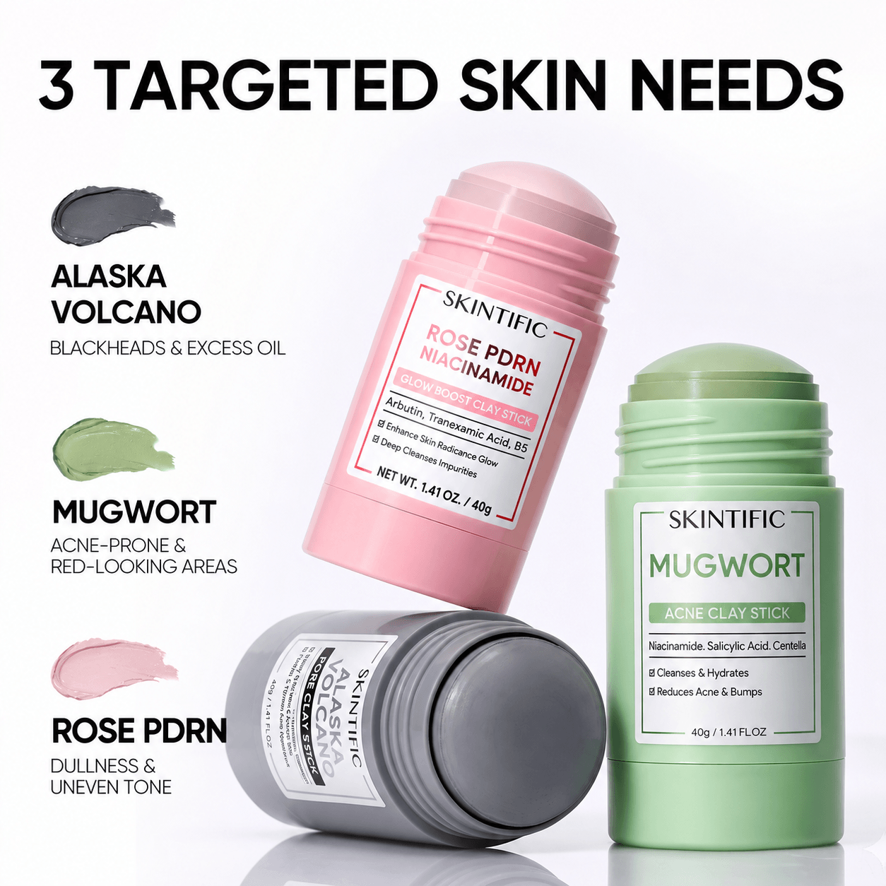 Stick Purifiant Anti-Acné à l’Armoise (Mugwort)