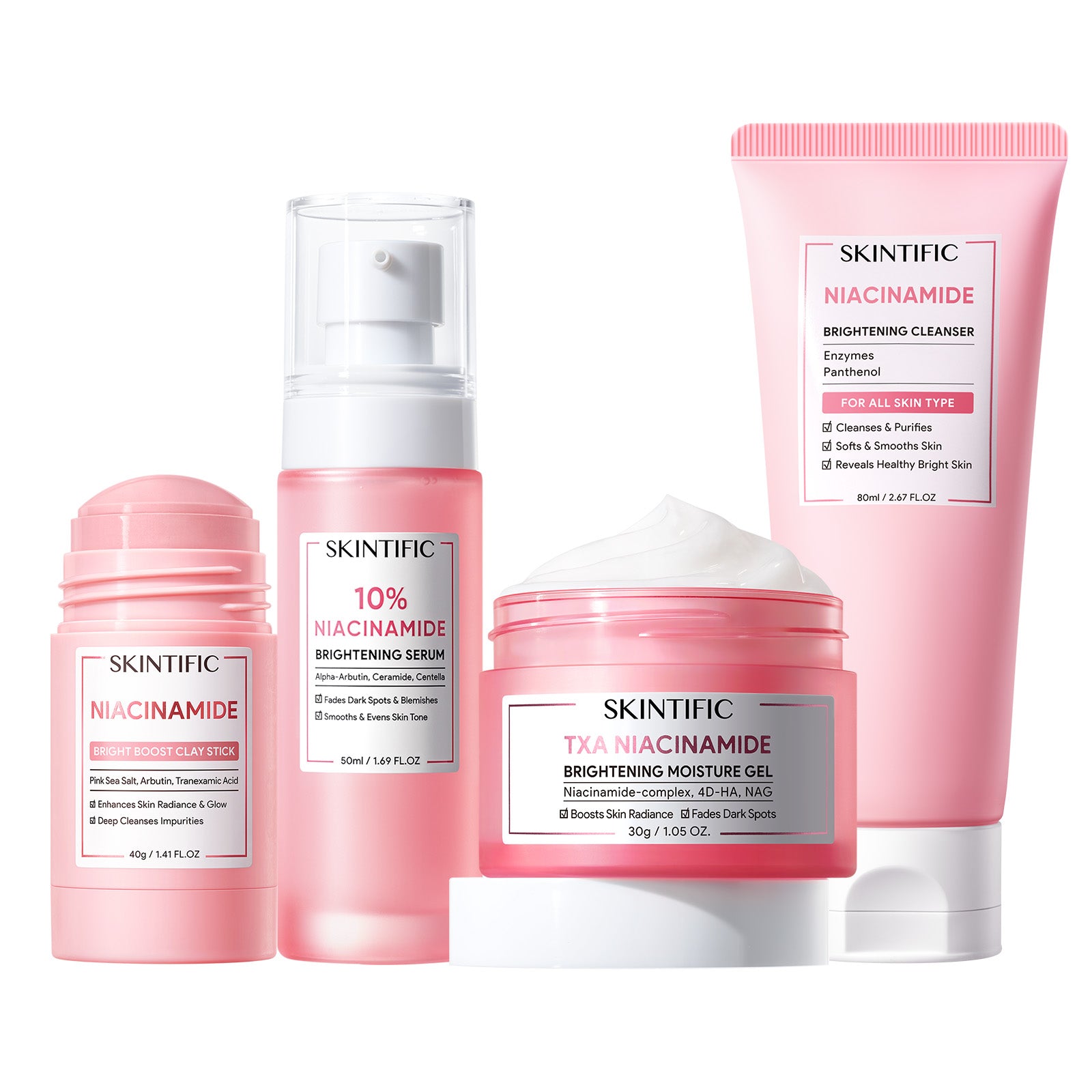 MSH Niacinamide Brightening Set 4pcs