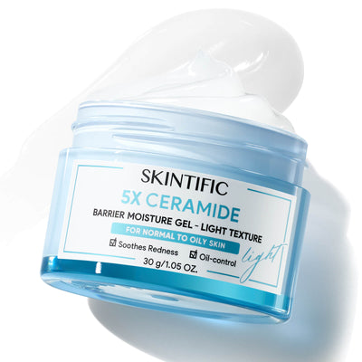 SKINTIFIC 5X Ceramide gel moisturizer for oily skin and barrier repair
