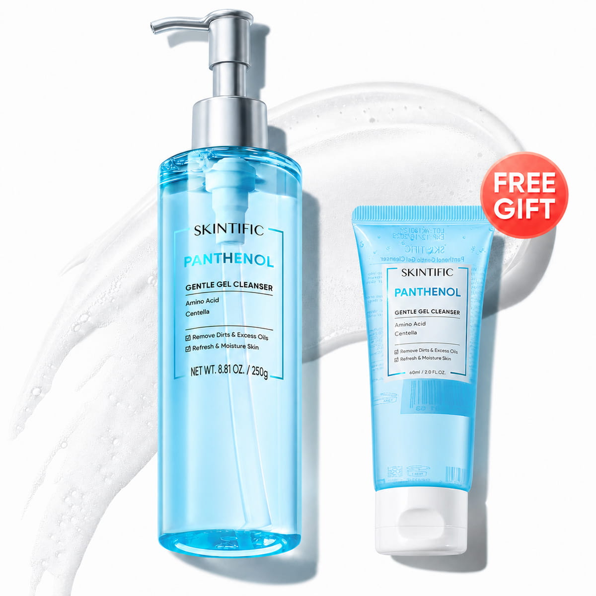 Panthenol Sanftes Gel-Reinigungsmitte