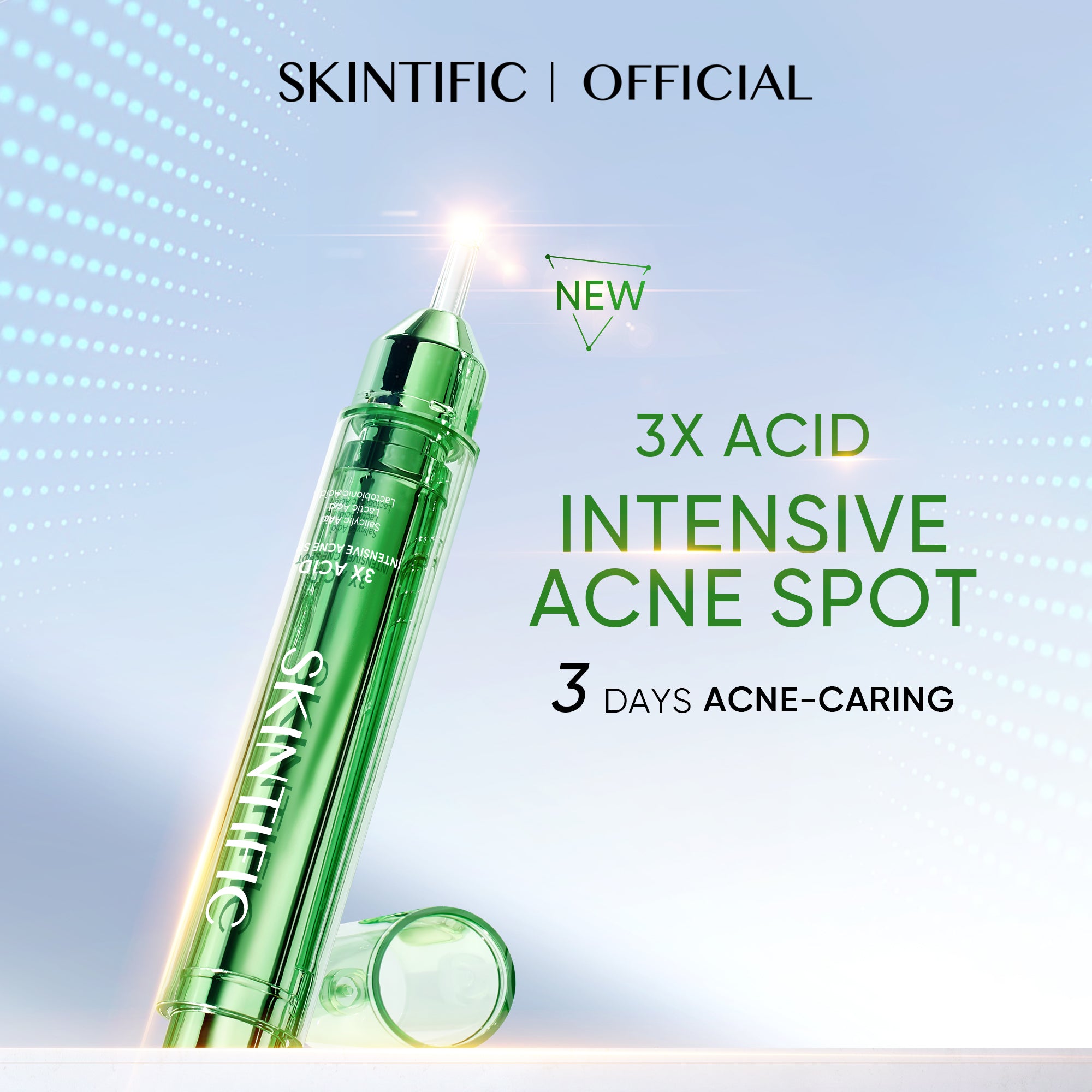 [NEW LAUNCH] SKINTIFIC 3X ACID INTENSIVE ACNE SPOT 11g