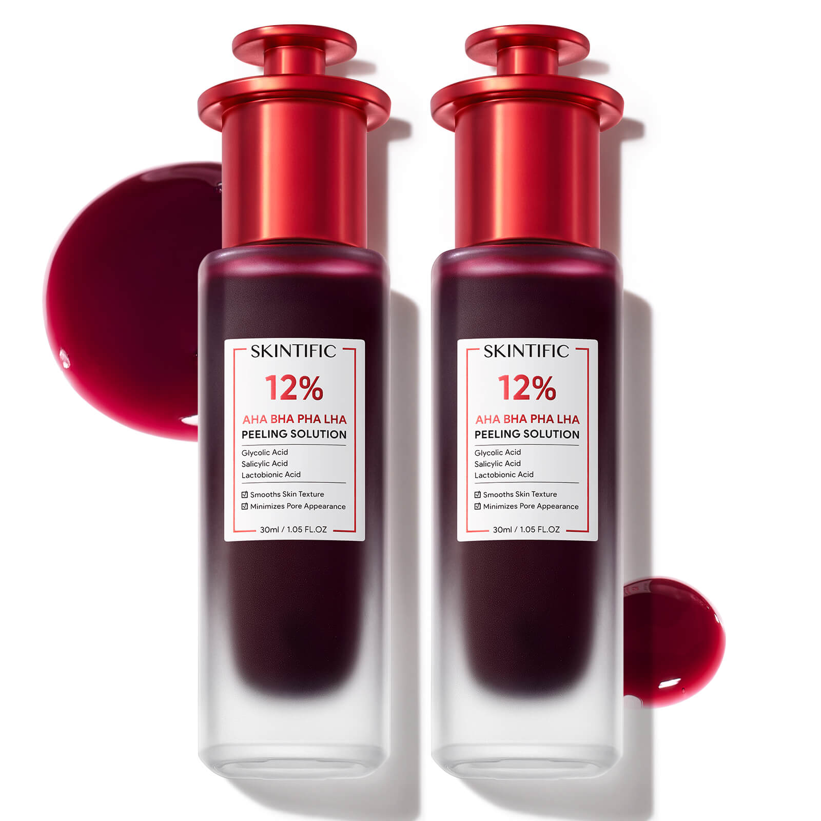 12% AHA BHA PHA LHA Peeling Solution Serum
