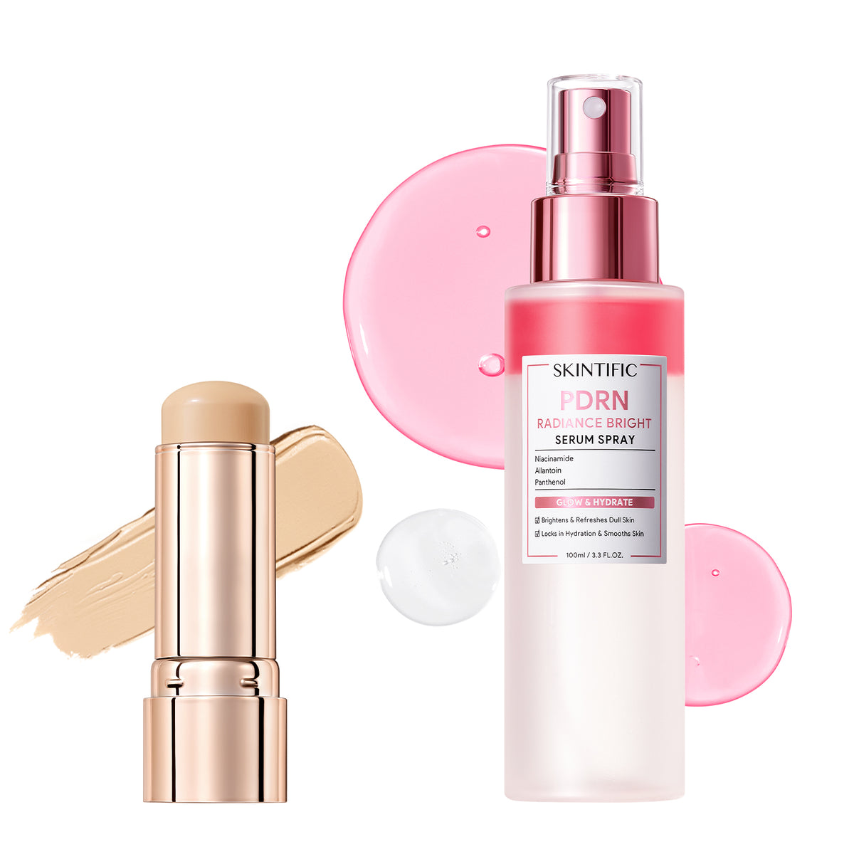 2-Step Glow Base SET for Quick Coverage and a Fresh Finish