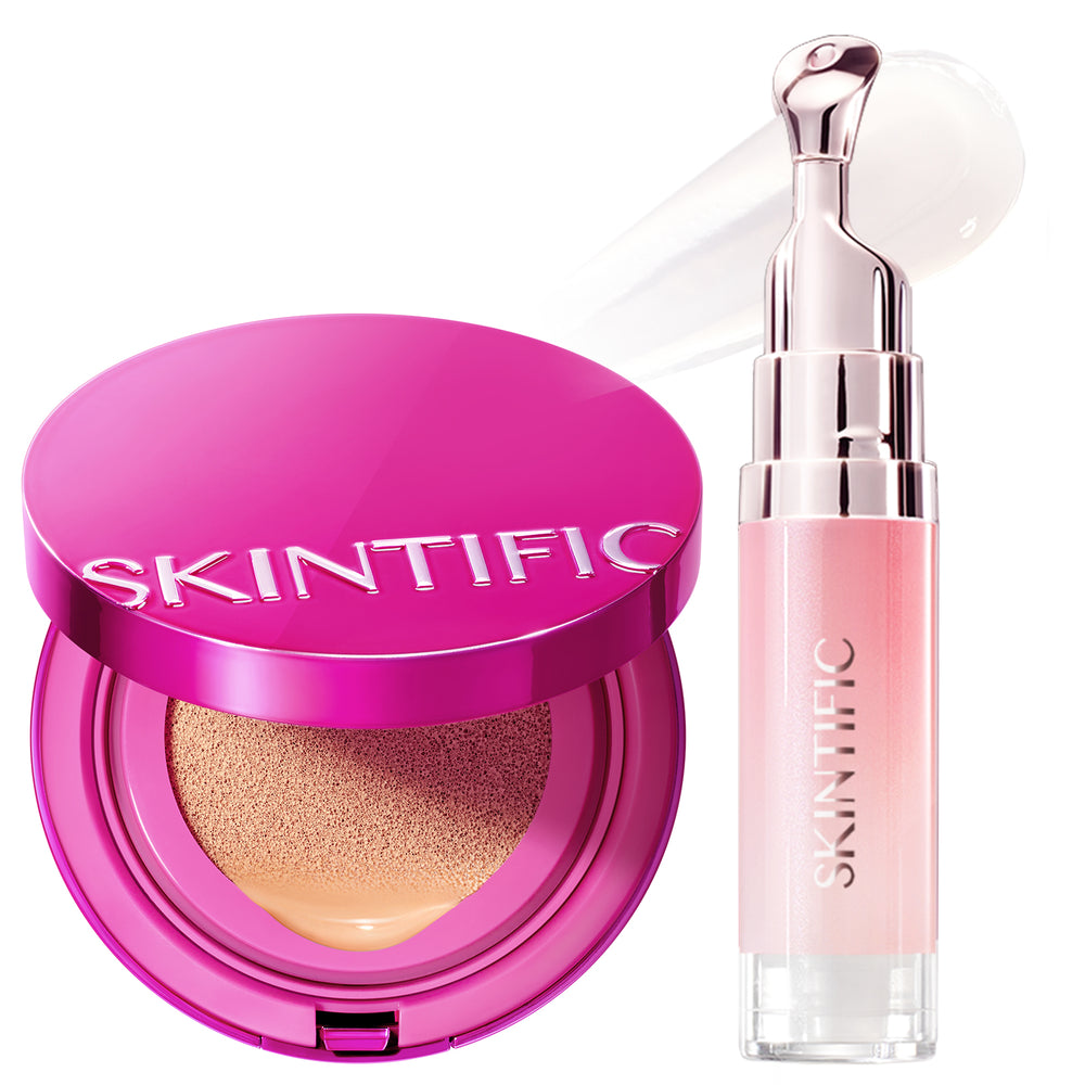 Glow Cushion & Peptide Lip Serum Set 2pcs