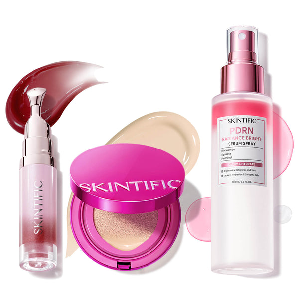 Glow Cushion, PDRN Spray & Peptide Lip Serum Set