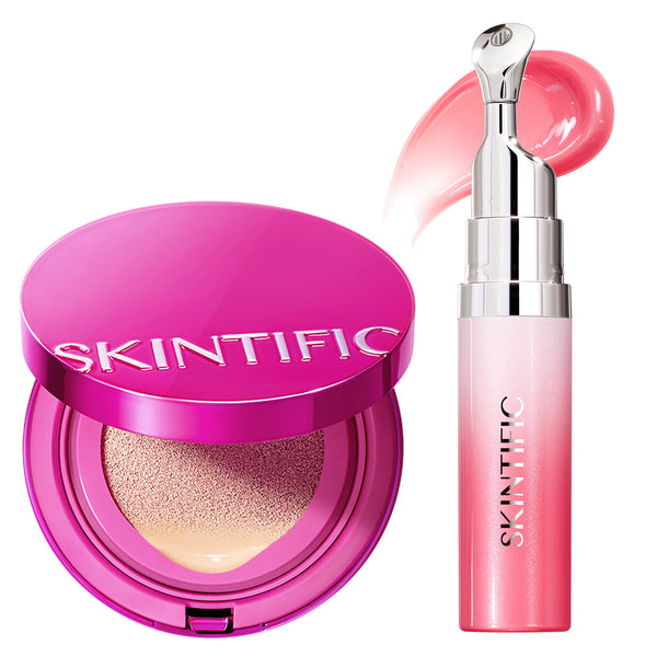 #Cushion Color_00 Porcelain#Lip Serum Color_01 Baby Pink