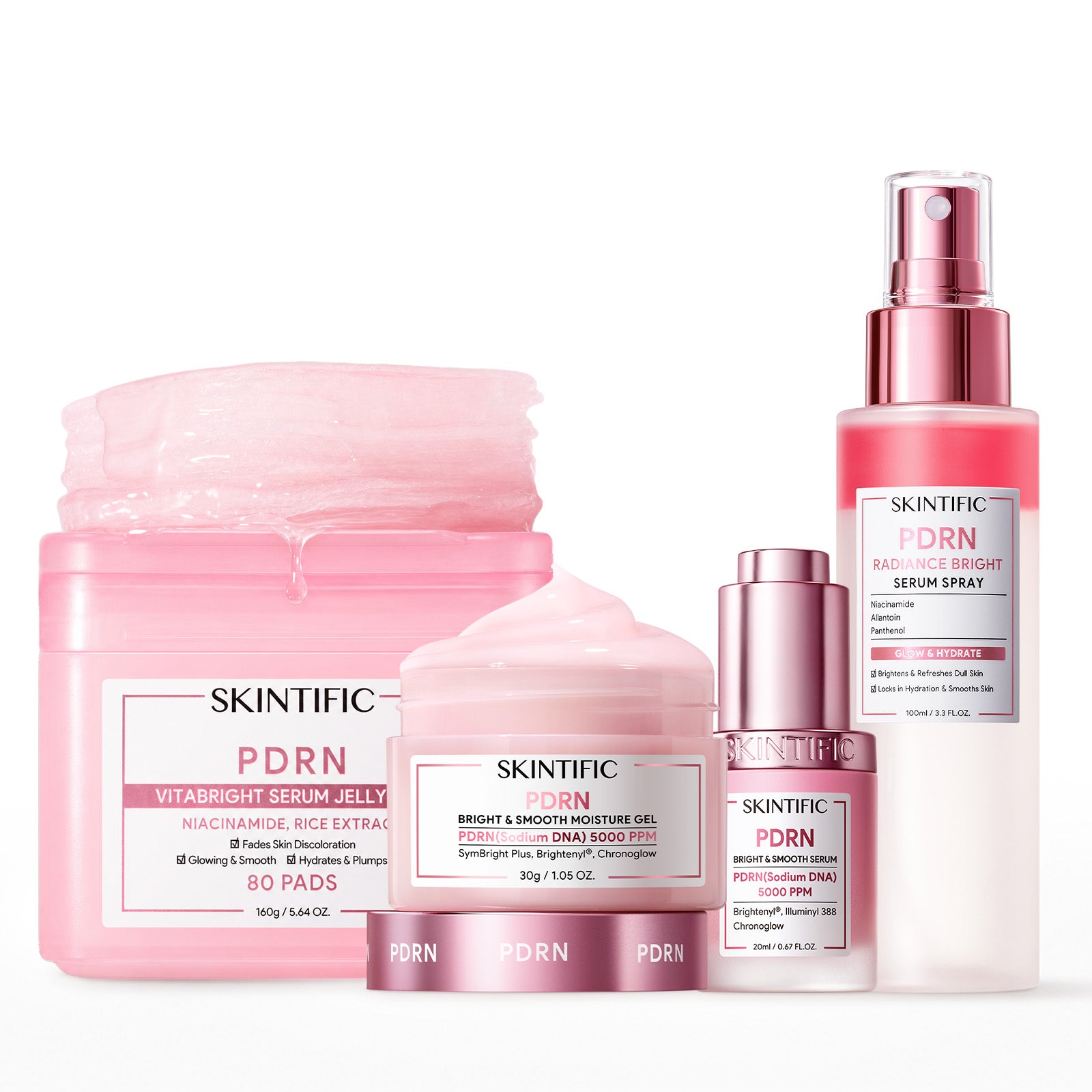 4-Step PDRN Tone & Texture Glass Skin Routine