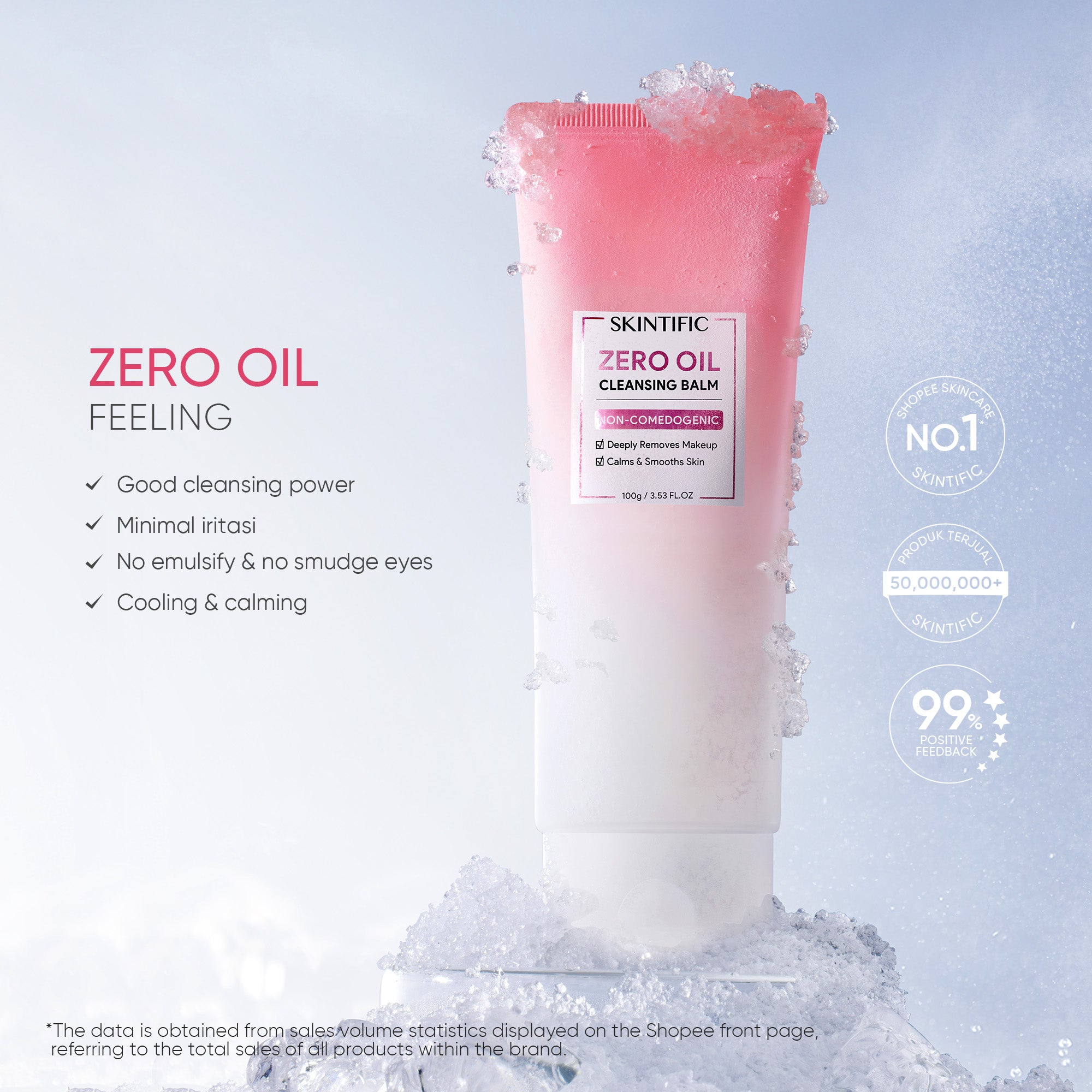 SKINTIFIC Zero Oil Cleansing Balm 100ml