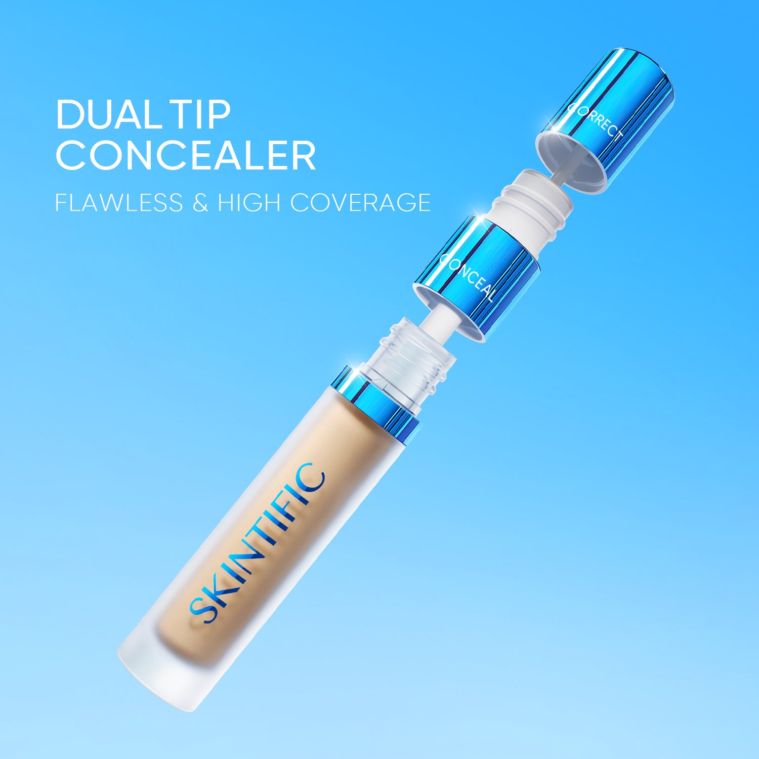 [New Launch] SKINTIFIC - Dual Tip Concealer Cover Perfect Serum Concealer 5ml