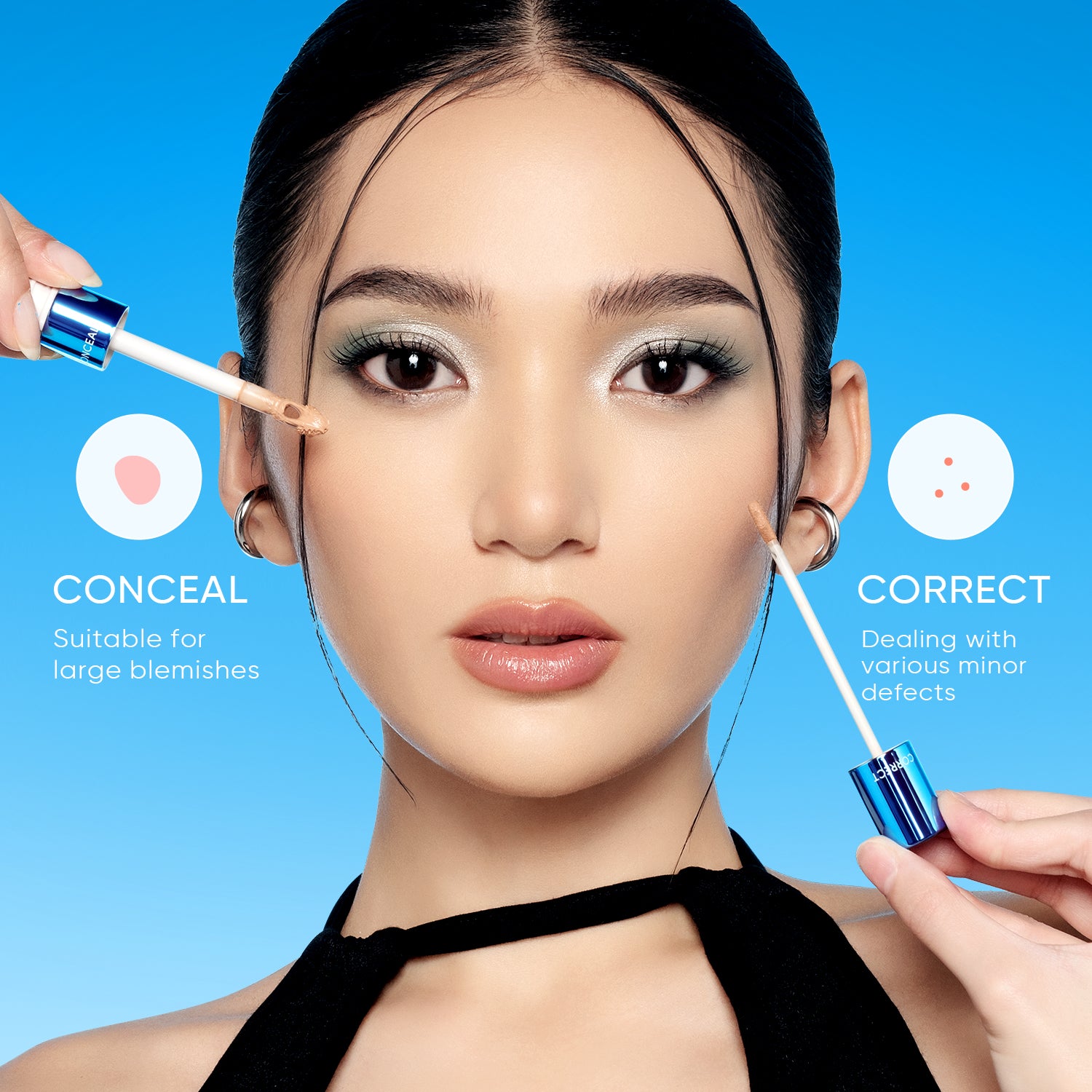 [New Launch] SKINTIFIC - Dual Tip Concealer Cover Perfect Serum Concealer 5ml