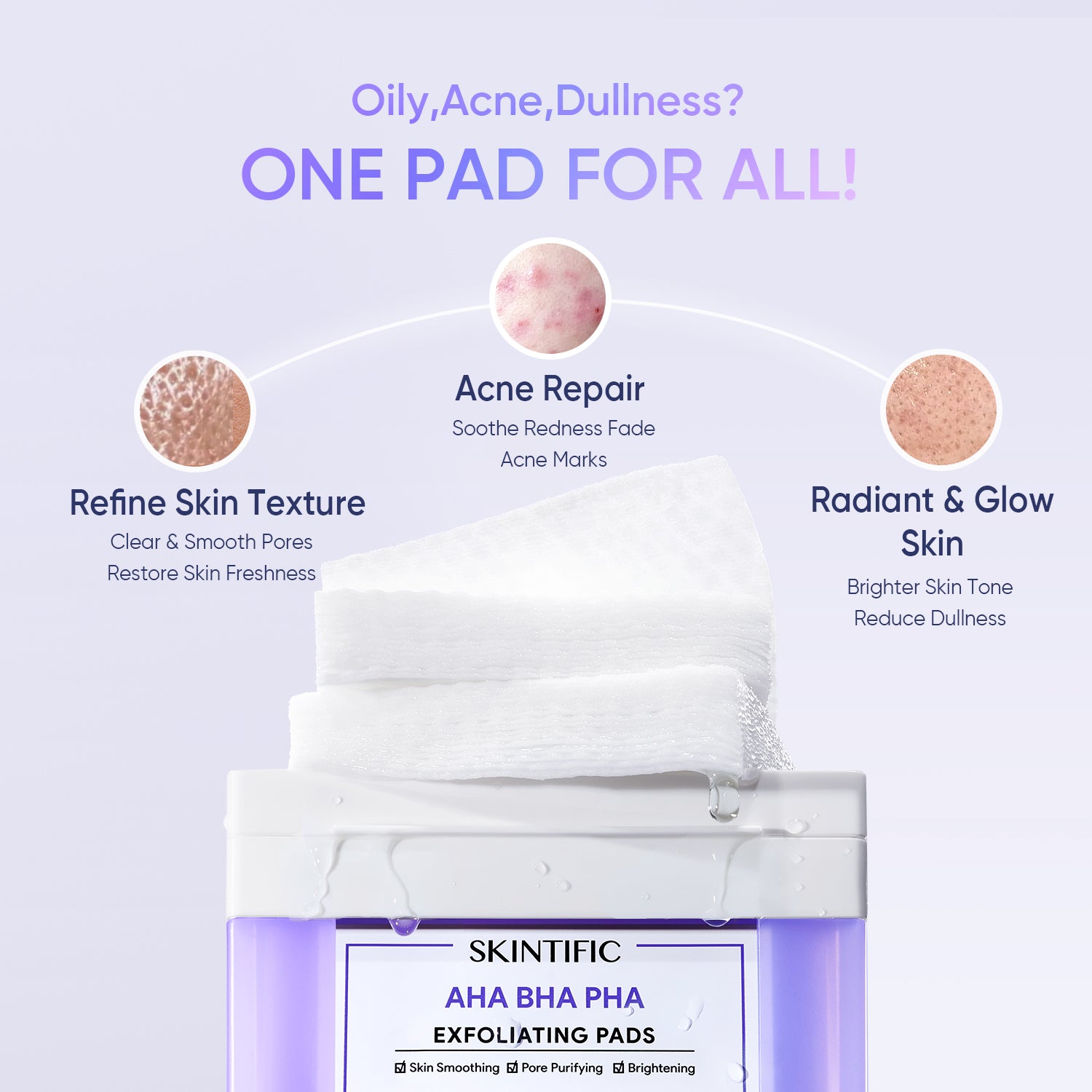 AHA BHA PHA Exfoliating Pads