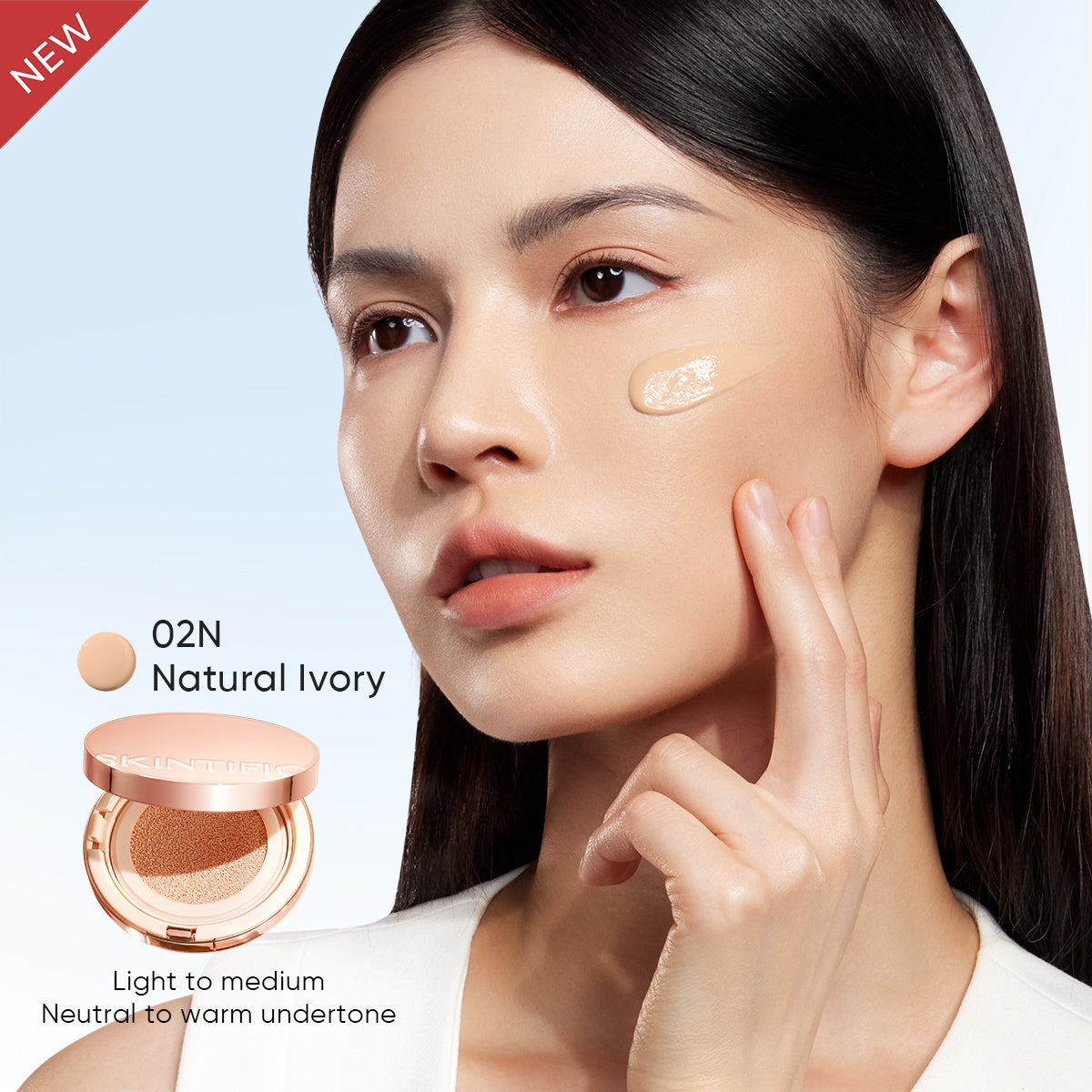 SKINTIFIC Cover All Perfect Cushion 24Jam SPF35 PA++++ yang tahan lama 