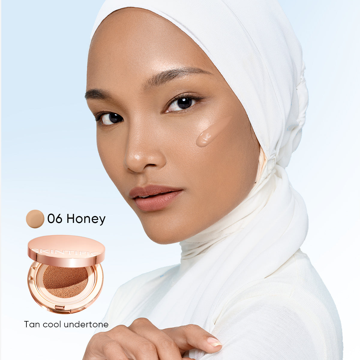 SKINTIFIC Cover All Perfect Cushion 24Jam SPF35 PA++++ yang tahan lama 