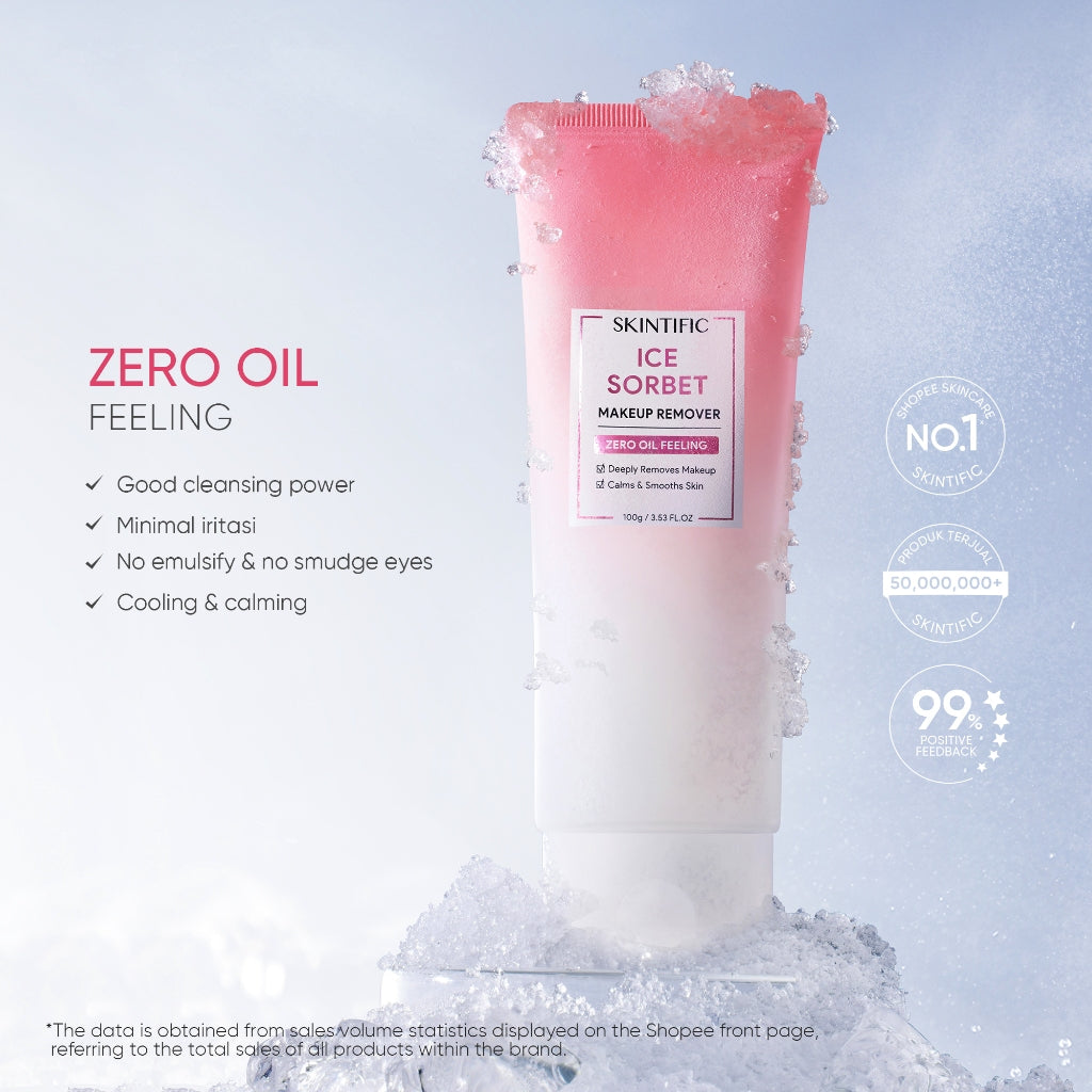 【NEW LAUNCH】 SKINTIFIC Ice Sorbet Makeup Remover 100ml