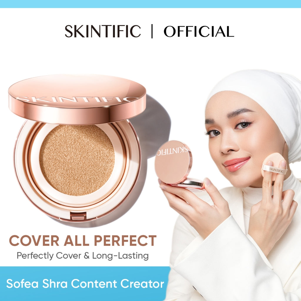 SKINTIFIC Cover All Perfect Cushion 24H Long-lasting SPF35 PA++++
