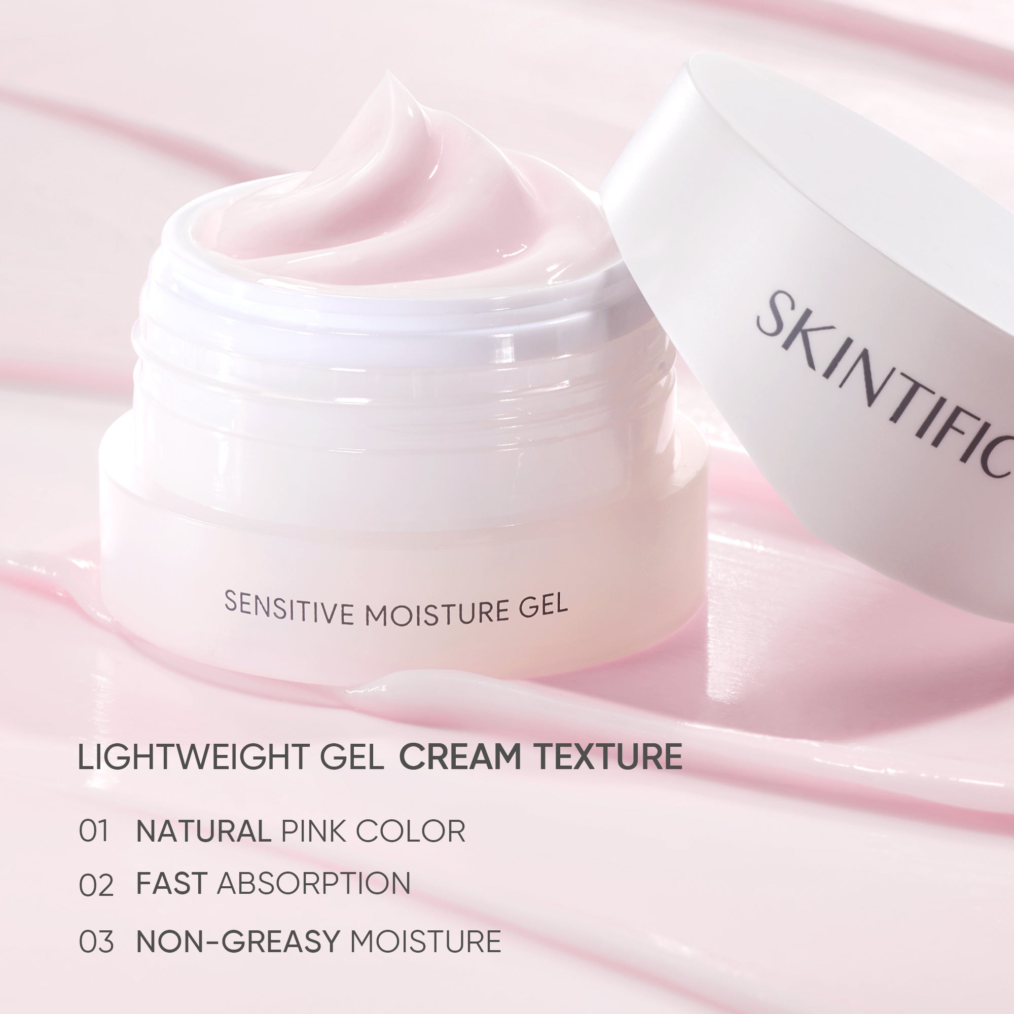 [New Launch] SKINTIFIC - Sensitive Moisture Gel 40ml | Calming Soothing Calm Down Skin Barrier Moisturizer Lightweight Gel for Sensitive Skin