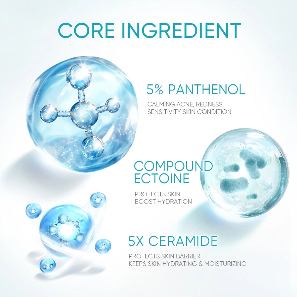 Gel calmante para el acné con 5 % de pantenol